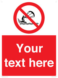 Custom No kite surfing